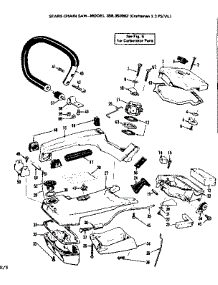 Handle Assembly-358.3501962 parts for Craftsman Gas Chainsaw 358350962 from AppliancePartsPros.com
