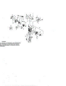 Cylinder / Muffler / Carb parts for Craftsman Gas Chainsaw 358350991 from AppliancePartsPros.com