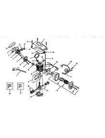 Engine parts for Craftsman Gas Chainsaw 358351062 from AppliancePartsPros.com