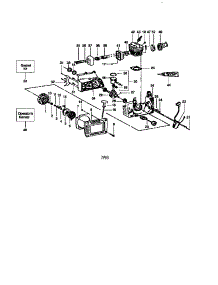 Engine parts for Craftsman Gas Chainsaw 358351241 from AppliancePartsPros.com