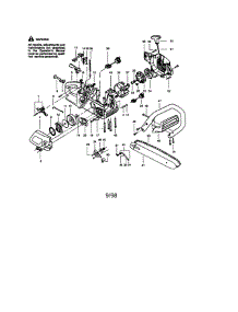 Sears Model 358.351340 parts for Craftsman Gas Chainsaw 358351340 from AppliancePartsPros.com