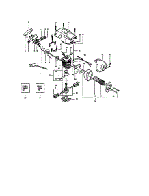 Cylinder parts for Craftsman Gas Chainsaw 358351340 from AppliancePartsPros.com