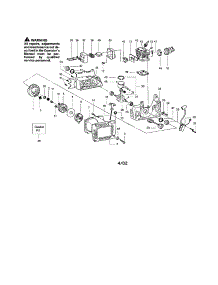 Crankshaft / Crankcase parts for Craftsman Gas Chainsaw 358351990 from AppliancePartsPros.com