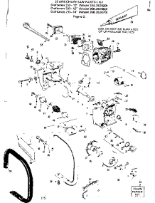 Engine parts for Craftsman Gas Chainsaw 358352020 from AppliancePartsPros.com