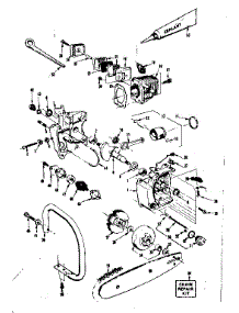 Engine parts for Craftsman Gas Chainsaw 358352050 from AppliancePartsPros.com