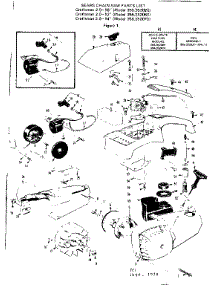 Main Frame parts for Craftsman Gas Chainsaw 358352060 from AppliancePartsPros.com