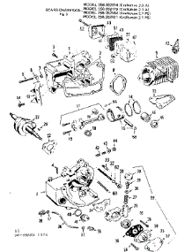 Pump Assembly parts for Craftsman Chainsaw 358352150 from AppliancePartsPros.com