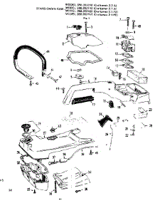 Handle Assembly parts for Craftsman Chainsaw 358352150 from AppliancePartsPros.com