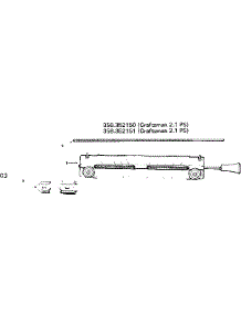 Maintenance Kit parts for Craftsman Chainsaw 358352151 from AppliancePartsPros.com