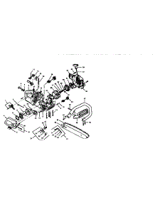 Chainsaw parts for Craftsman Gas Chainsaw 358352180 from AppliancePartsPros.com