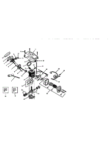 Engine parts for Craftsman Gas Chainsaw 358352180 from AppliancePartsPros.com