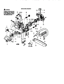 Chainsaw parts for Craftsman Gas Chainsaw 358352181 from AppliancePartsPros.com
