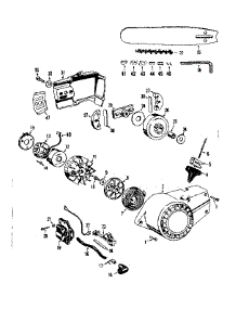 Flywheel Assembly parts for Craftsman Chainsaw 358352240 from AppliancePartsPros.com