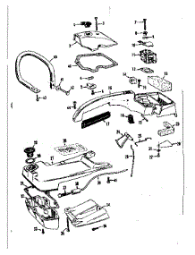 Main Frame parts for Craftsman Chainsaw 358352240 from AppliancePartsPros.com