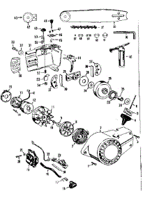 Flywheel Assembly parts for Craftsman Chainsaw 358352330 from AppliancePartsPros.com