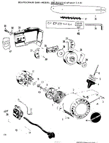 Flywheel Assembly parts for Craftsman Gas Chainsaw 358352350 from AppliancePartsPros.com