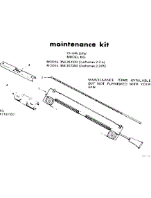 Maintenance Kit parts for Craftsman Gas Chainsaw 358352350 from AppliancePartsPros.com