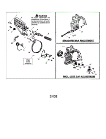 Lever Link / Chain Brake parts for Craftsman Gas Chainsaw 358352670 from AppliancePartsPros.com