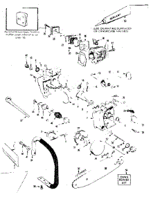 Engine parts for Craftsman Chainsaw 358352690 from AppliancePartsPros.com