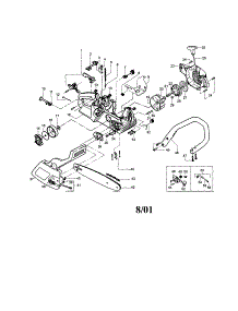 Fan Housing parts for Craftsman Gas Chainsaw 358352800 from AppliancePartsPros.com