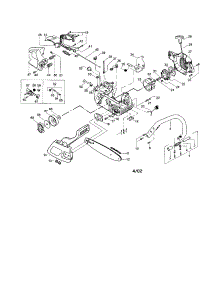 Fan Housing / Chain-16" parts for Craftsman Gas Chainsaw 358352830 from AppliancePartsPros.com