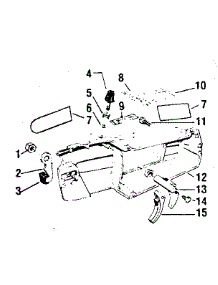 Sharping Arm parts for Craftsman Gas Chainsaw 358353660 from AppliancePartsPros.com