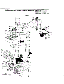 14 Inch 2.3 / 16 Inch 2.3 / 16 Inch Ps Gasoline Chain Saws parts for Craftsman Gas Chainsaw 358353661 from AppliancePartsPros.com