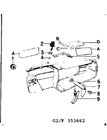 Bar Clamp parts for Craftsman Gas Chainsaw 358353672 from AppliancePartsPros.com