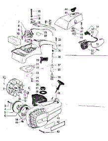 Main Frame parts for Craftsman Gas Chainsaw 358353690 from AppliancePartsPros.com