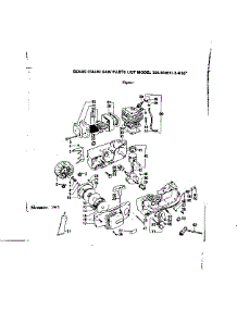 Engine parts for Craftsman Gas Chainsaw 358354811 from AppliancePartsPros.com