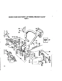 Handle Assembly parts for Craftsman Gas Chainsaw 358354811 from AppliancePartsPros.com