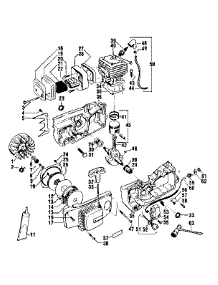 Engine parts for Craftsman Gas Chainsaw 358354830 from AppliancePartsPros.com