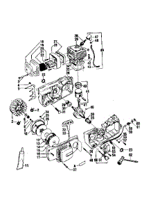 Engine parts for Craftsman Gas Chainsaw 358354831 from AppliancePartsPros.com