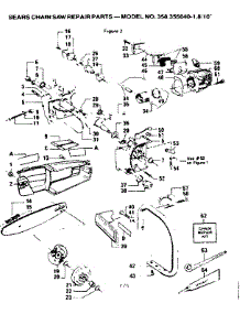 Engine parts for Craftsman Chainsaw 358355040 from AppliancePartsPros.com
