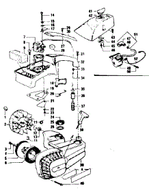 Flywheel Assembly parts for Craftsman Chainsaw 358355050 from AppliancePartsPros.com