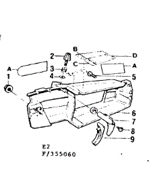 Sharpening Stone Arm parts for Craftsman Gas Chainsaw 358355060 from AppliancePartsPros.com