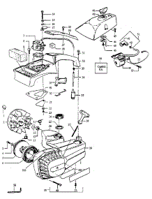 Main Frame parts for Craftsman Gas Chainsaw 358355140 from AppliancePartsPros.com