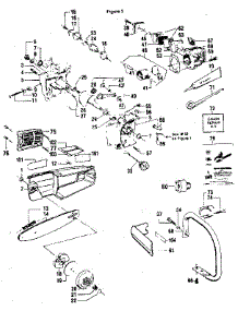 Handle / Chain And Guide Bar  Assembly parts for Craftsman Gas Chainsaw 358355160 from AppliancePartsPros.com