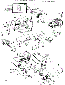 Oil Pump Assembly parts for Craftsman Chainsaw 358358860 from AppliancePartsPros.com