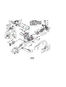 Chassis / Bar / Handle parts for Craftsman Gas Chainsaw 358360120 from AppliancePartsPros.com