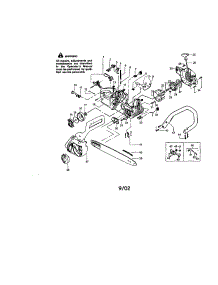 Chassis / Bar / Handle parts for Craftsman Gas Chainsaw 358360800 from AppliancePartsPros.com