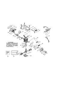 Cylinder / Cylinder-Shield parts for Craftsman Gas Chainsaw 358360821 from AppliancePartsPros.com
