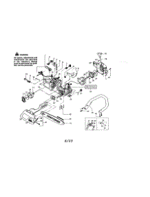 Housing / Chain / Bar / Handle parts for Craftsman Gas Chainsaw 358360830 from AppliancePartsPros.com