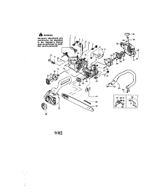 Chassis / Bar / Handle parts for Craftsman Gas Chainsaw 358360850 from AppliancePartsPros.com