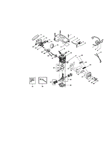 Cylinder / Crankcase / Crankshaft parts for Craftsman Gas Chainsaw 358360850 from AppliancePartsPros.com