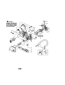 Housing / Chain / Bar / Chassis parts for Craftsman Gas Chainsaw 358360881 from AppliancePartsPros.com