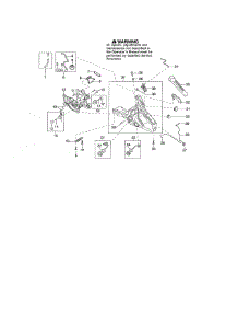Rear Tank / Handle / Fuel Filter parts for Craftsman Gas Chainsaw 358362181 from AppliancePartsPros.com