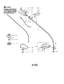 Driveshaft / Handle / Shield parts for Craftsman Gas Line Trimmer 358742430 from AppliancePartsPros.com