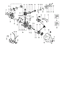 Cylinder / Crankshaft / Crankcase parts for Craftsman Gas Line Trimmer 358742430 from AppliancePartsPros.com