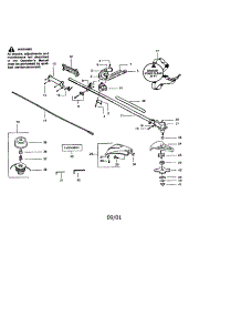 Driveshaft parts for Craftsman Gas Line Trimmer 358742470 from AppliancePartsPros.com